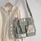 Waterproof Canvas Shoulder Tote And Crossbody Messenger Bag For Women 10