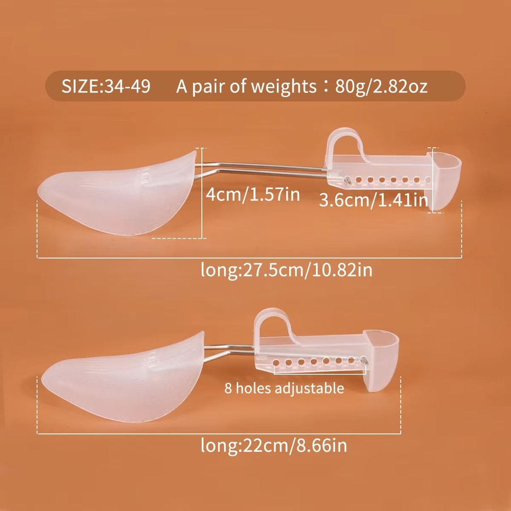 Adjustable Plastic Shoe Tree Set For Men And Women Boot Shaper And Shoe Support Inserts White Or Bl 1
