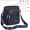 Waterproof Nylon Crossbody Satchel For Men Large Capacity Travel Messenger 12