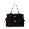 Luxury Suede Leather Messenger Bag With Gold Buckle Soft Genuine Leather Shoulder Tote 6
