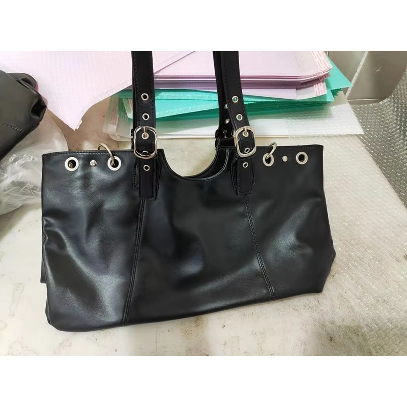 Vintage Dumpling Top Handle Satchel Tote Bag For Women Large Capacity 9