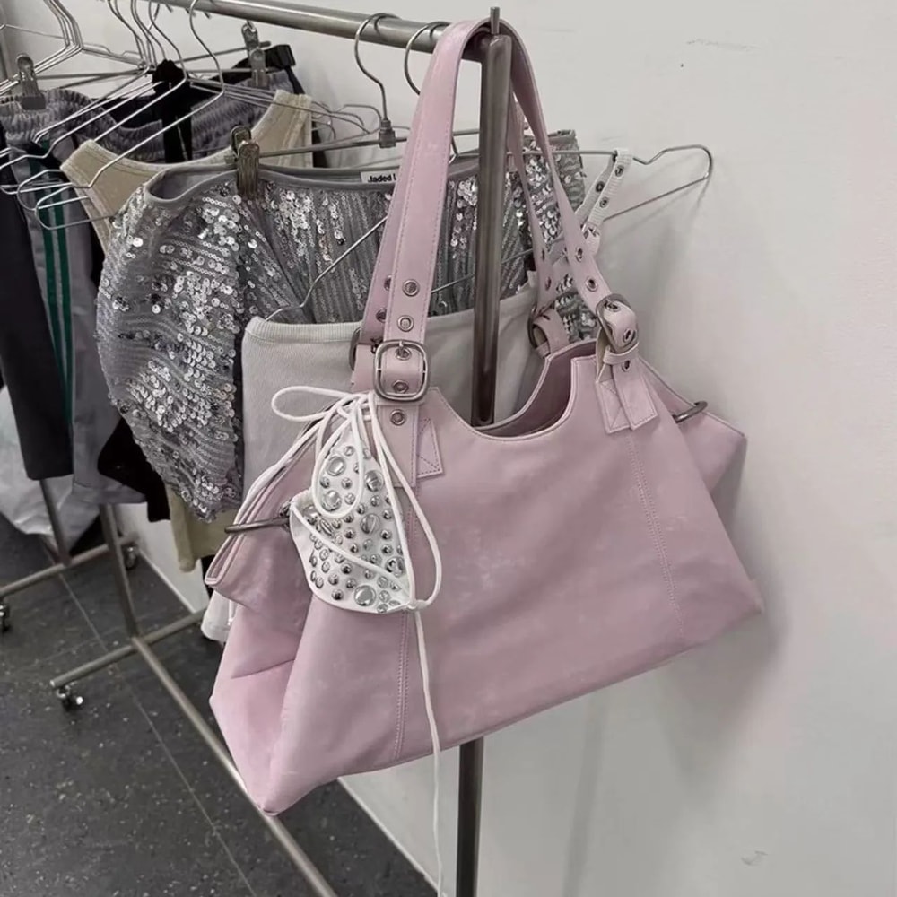 Vintage Dumpling Top Handle Satchel Tote Bag For Women Large Capacity 1