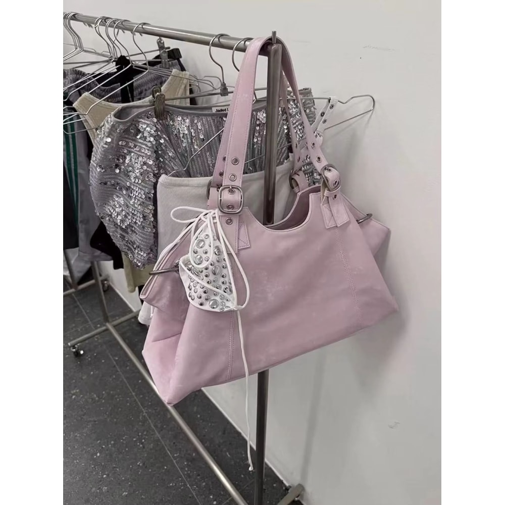 Vintage Dumpling Top Handle Satchel Tote Bag For Women Large Capacity 6