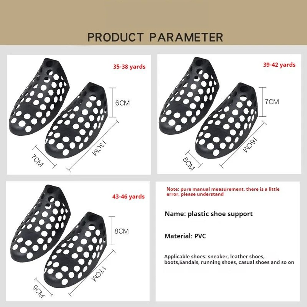 Adjustable Shoe Trees Crease Protector Set For Sneakers And Leather Shoes 5