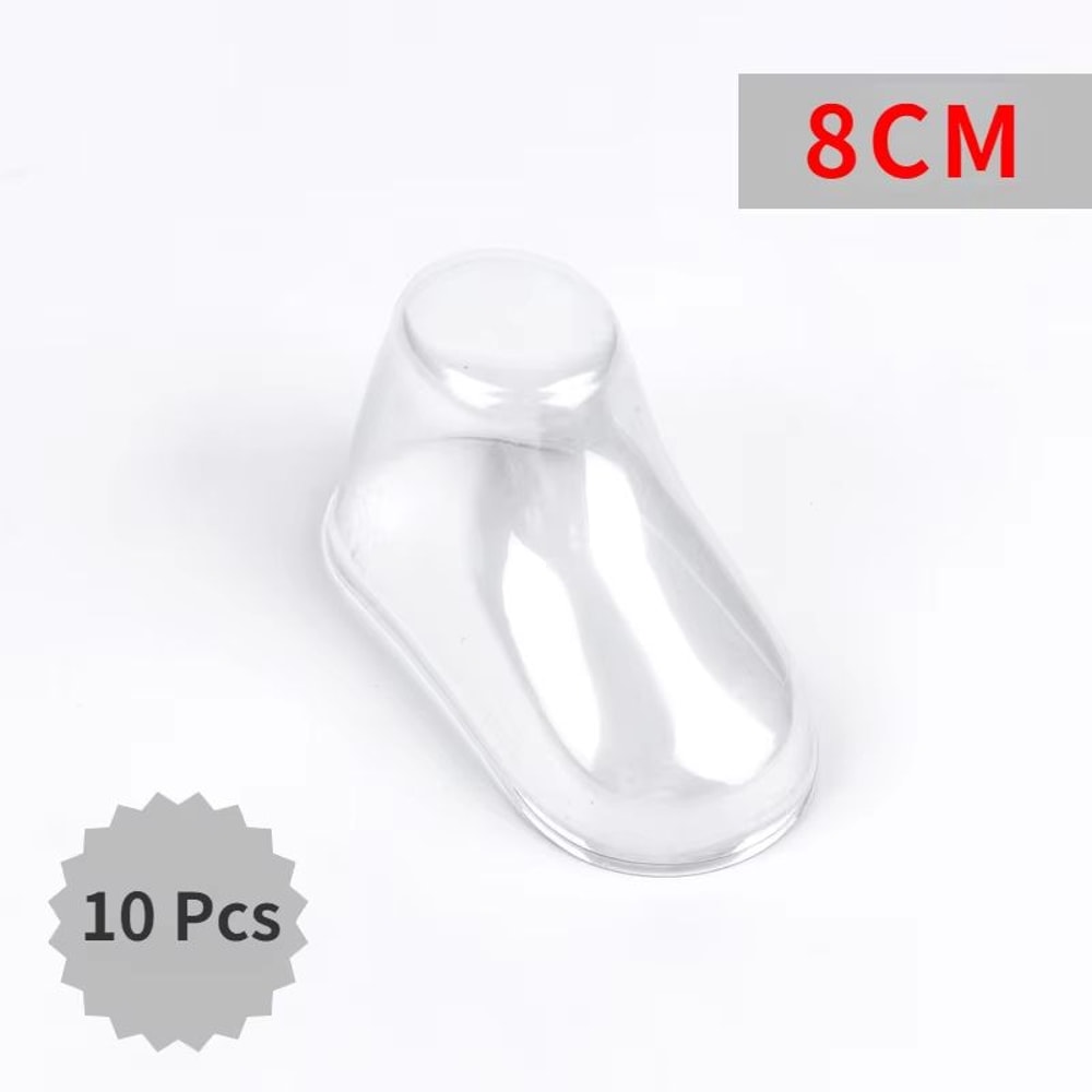 10Piece Clear PVC Baby Shoe Stretcher And Display Stand Set Child Booties Support Frame Shoe Trees 7