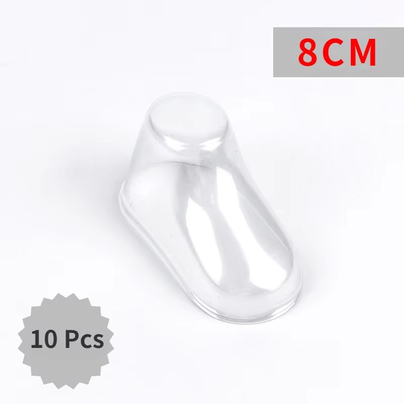 10Piece Clear PVC Baby Shoe Stretcher And Display Stand Set Child Booties Support Frame Shoe Trees 7
