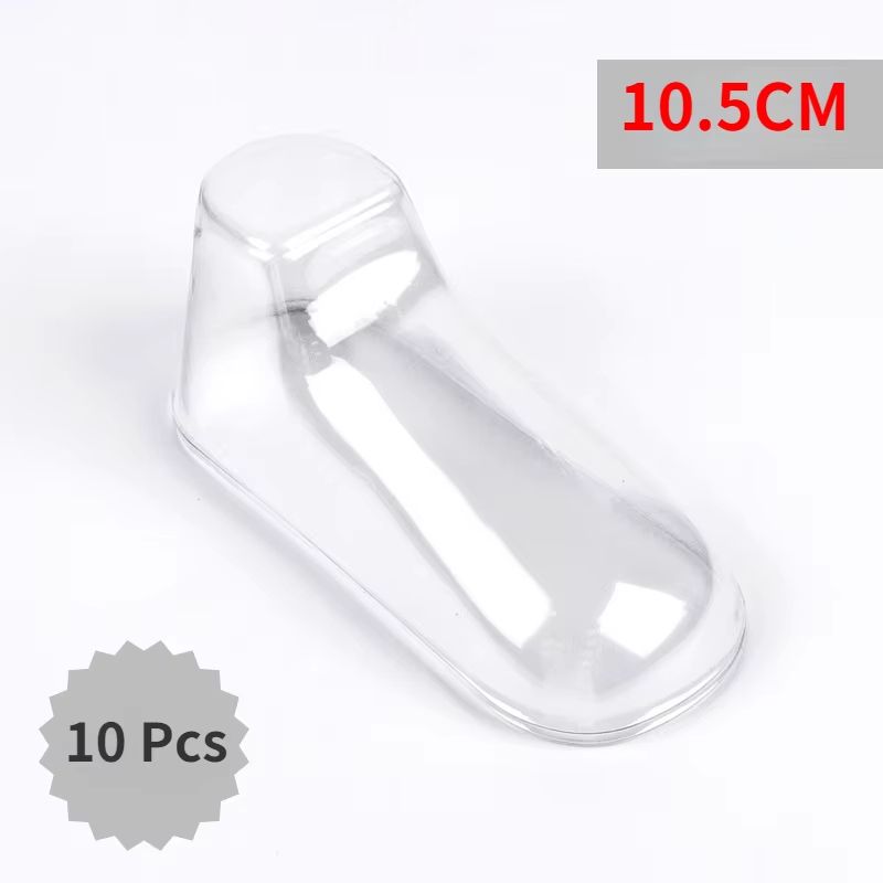 10Piece Clear PVC Baby Shoe Stretcher And Display Stand Set Child Booties Support Frame Shoe Trees 11