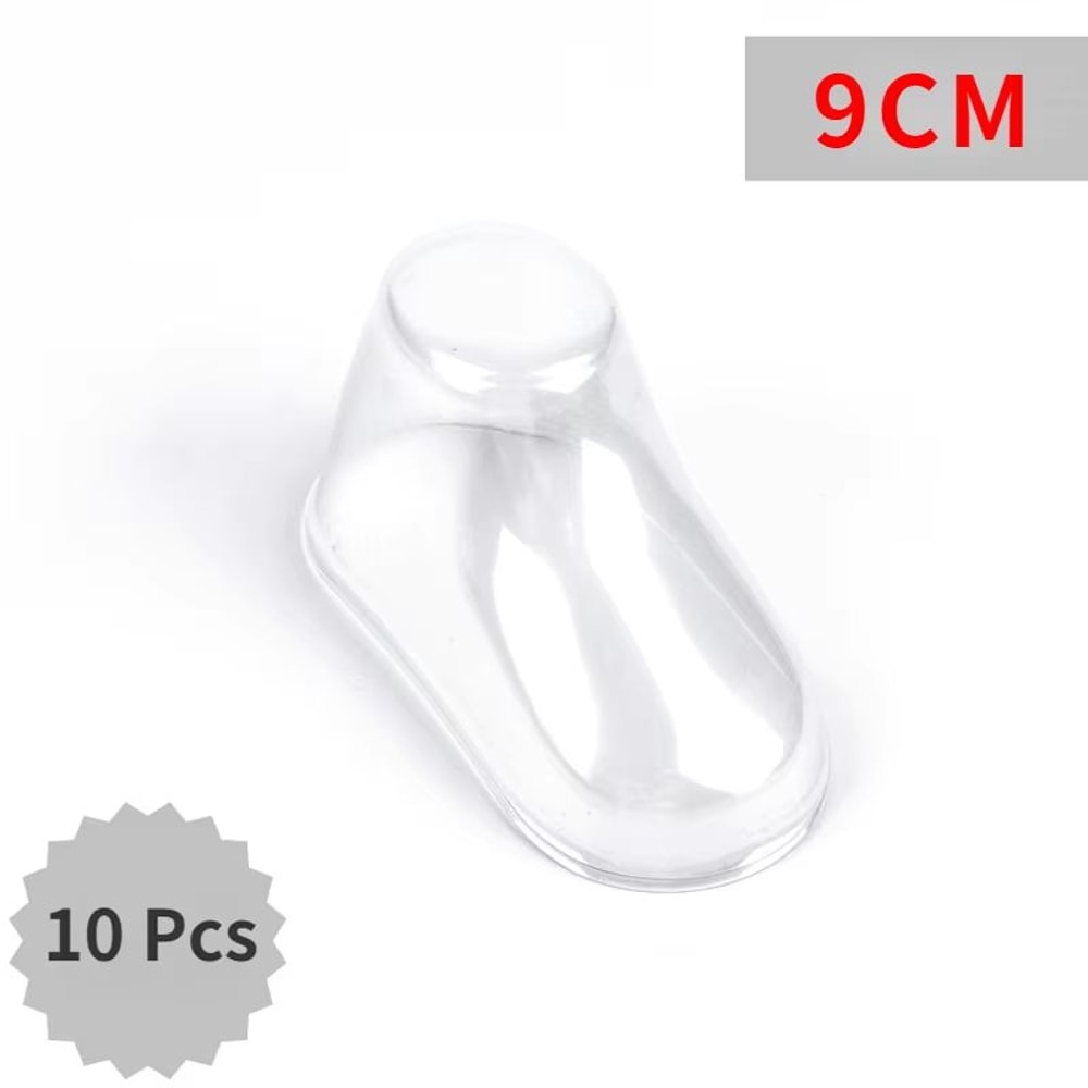 10Piece Clear PVC Baby Shoe Stretcher And Display Stand Set Child Booties Support Frame Shoe Trees 8