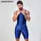 AMORESY Mens Satin Smooth Sports Jumpsuit Shiny Activewear Surfing Yoga Bodysuit 4