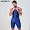 AMORESY Mens Satin Smooth Sports Jumpsuit Shiny Activewear Surfing Yoga Bodysuit 4