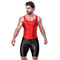 AMORESY Mens Satin Smooth Sports Jumpsuit Shiny Activewear Surfing Yoga Bodysuit 8