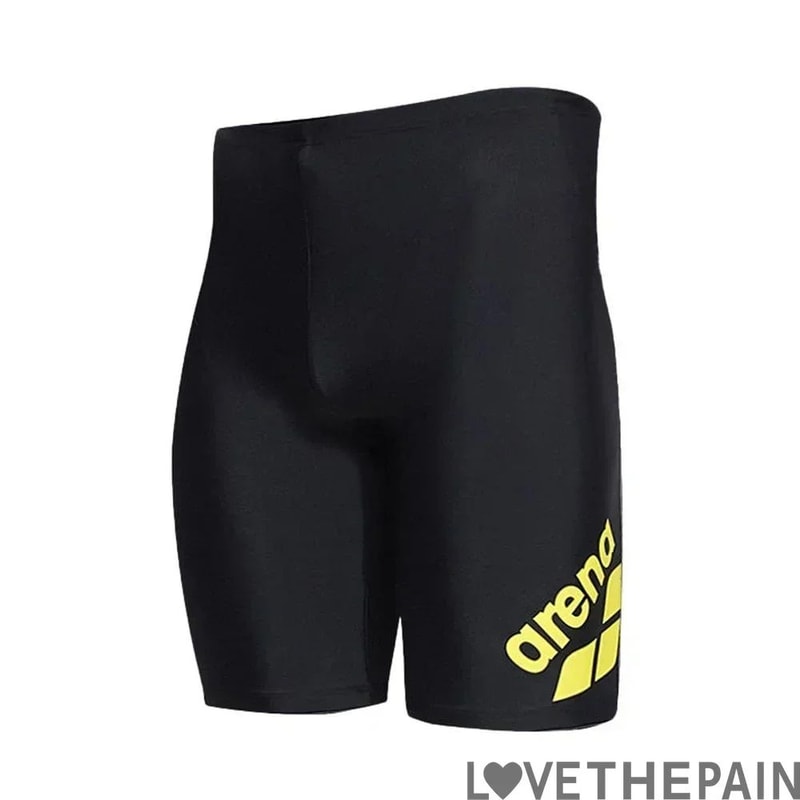 Mens Professional Swim Jammer Trunks Quick Dry Lycra UV Protection Beach And Gym Swim Shorts 1