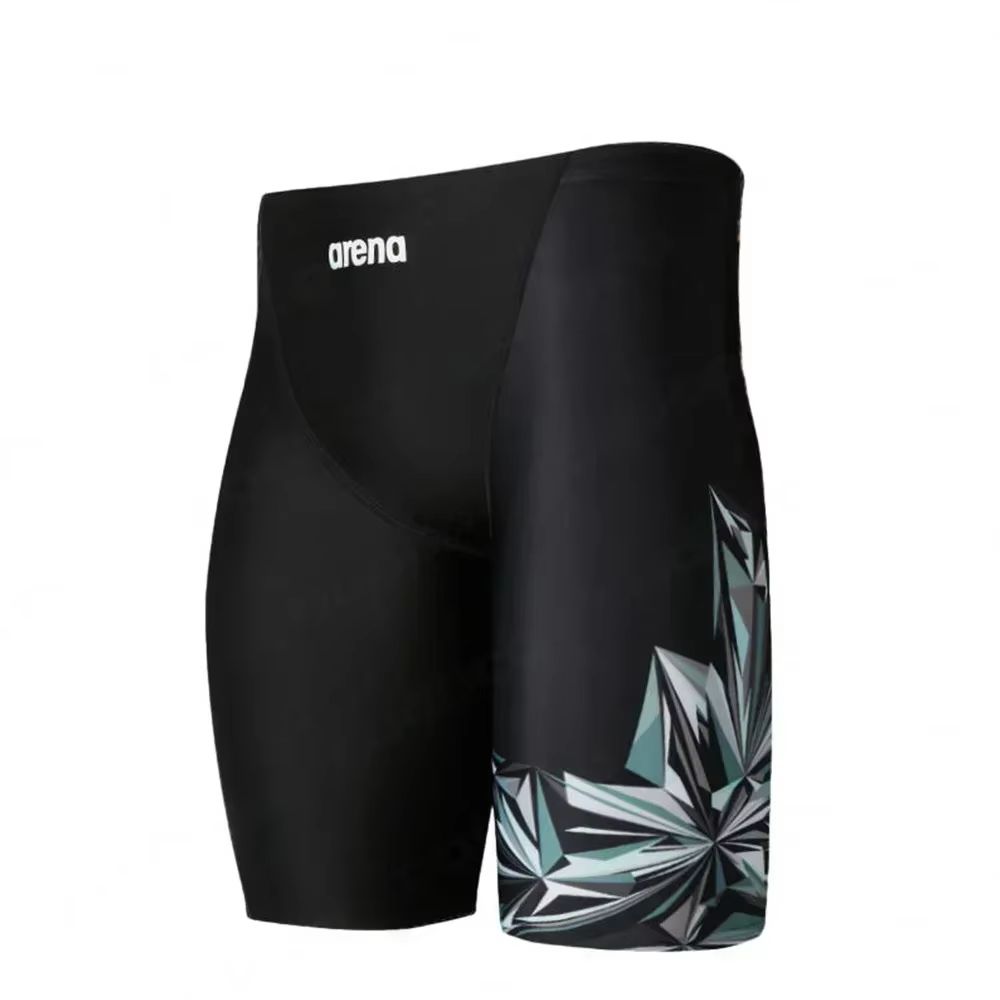 Mens Professional Swim Jammer Trunks Quick Dry Lycra UV Protection Beach And Gym Swim Shorts 7