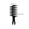 Mens Retro DoubleSided Oil Haircomb For Styling And Grooming 5