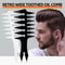 Mens Retro DoubleSided Oil Haircomb For Styling And Grooming 7