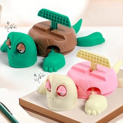 quirky turtle phone stand and stress reliever