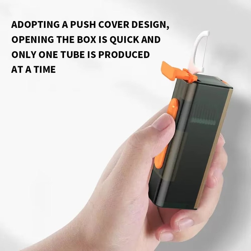 Automatic PopUp Dental Floss Box With BuiltIn Mirror And 10 Floss Pairs 2