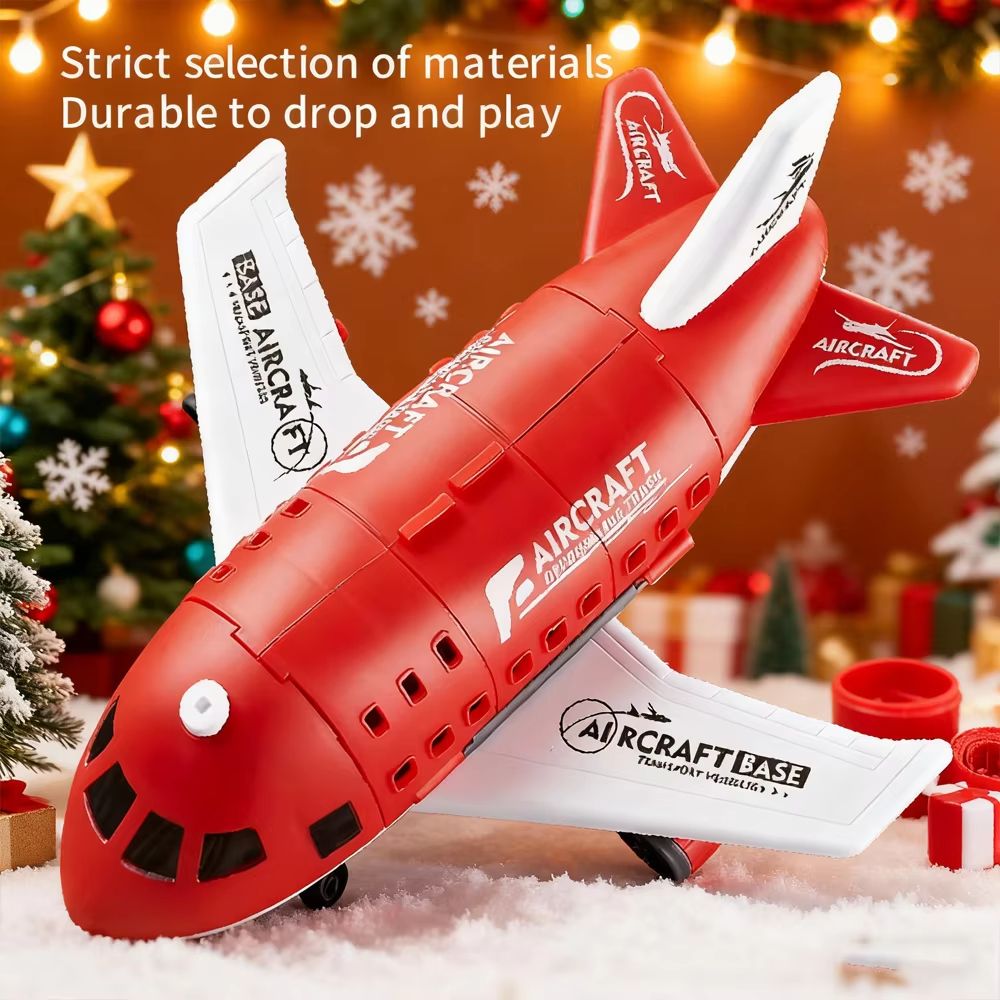 3in1 Transforming Plane Toy With Storage For Cars And Mini Plane 3