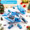 3in1 Transforming Plane Toy With Storage For Cars And Mini Plane 6
