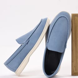 men's british retro slip-on loafers casual shoes