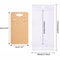 50 Pcs 5x9 Cm Kraft Paper Cardboard Jewelry Display Tags With SelfAdhesive Bags 9