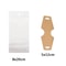 50 Pcs 5x9 Cm Kraft Paper Cardboard Jewelry Display Tags With SelfAdhesive Bags 8