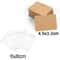 50 Pcs 5x9 Cm Kraft Paper Cardboard Jewelry Display Tags With SelfAdhesive Bags 16