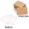 50 Pcs 5x9 Cm Kraft Paper Cardboard Jewelry Display Tags With SelfAdhesive Bags 16