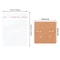 50 Pcs 5x9 Cm Kraft Paper Cardboard Jewelry Display Tags With SelfAdhesive Bags 25