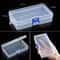 Transparent Adjustable Plastic Jewelry Storage Box With Compartments 9