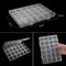 Transparent Adjustable Plastic Jewelry Storage Box With Compartments 13