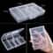 Transparent Adjustable Plastic Jewelry Storage Box With Compartments 16