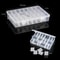 Transparent Adjustable Plastic Jewelry Storage Box With Compartments 1