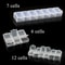 Transparent Adjustable Plastic Jewelry Storage Box With Compartments 3