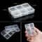 Transparent Adjustable Plastic Jewelry Storage Box With Compartments 6