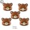 Coffee Brown Teddy Bear Balloon And Number Heart Balloon Set Party Decorations 16