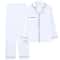 Silk Satin Couples Pajama Set Luxury Long Sleeve Button Down Sleepwear For Women And Men 5