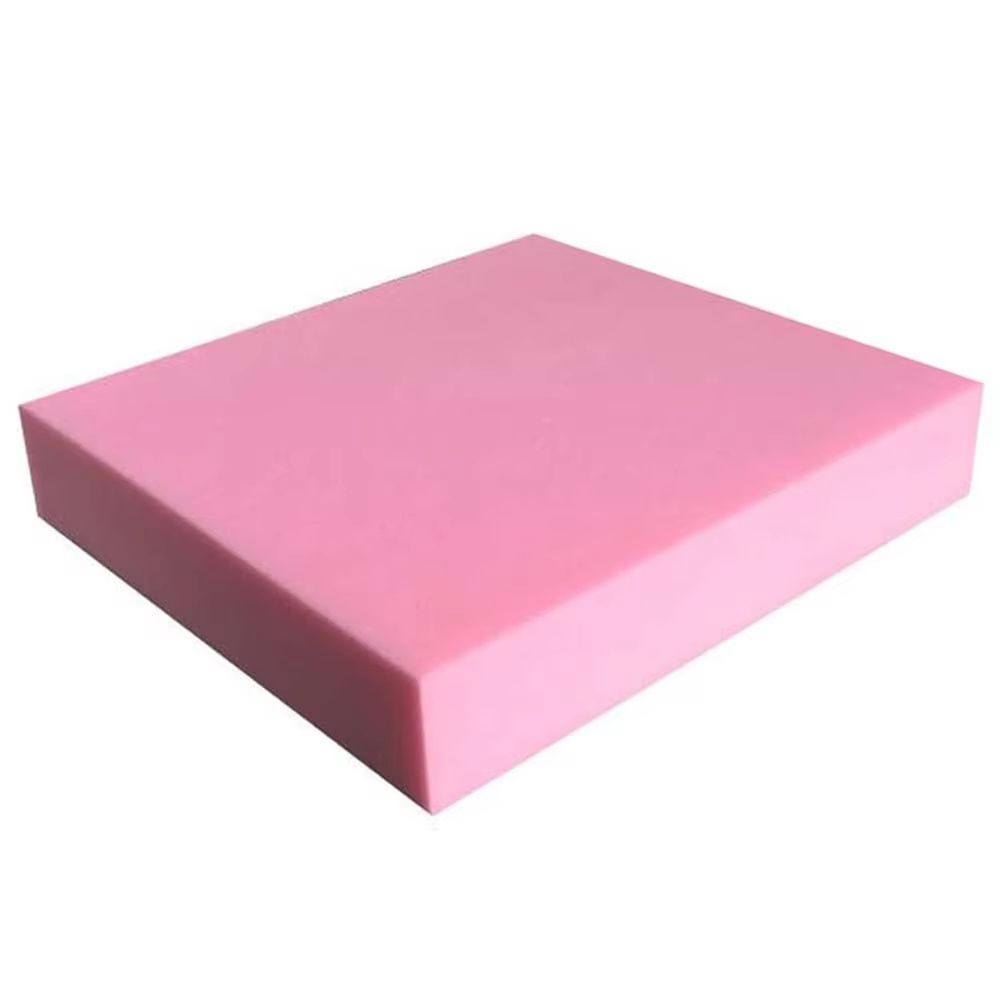 Custom High Density Foam Cushion Pad Pink Upholstery Replacement Foam For Window Seat Sofa Mattres 6
