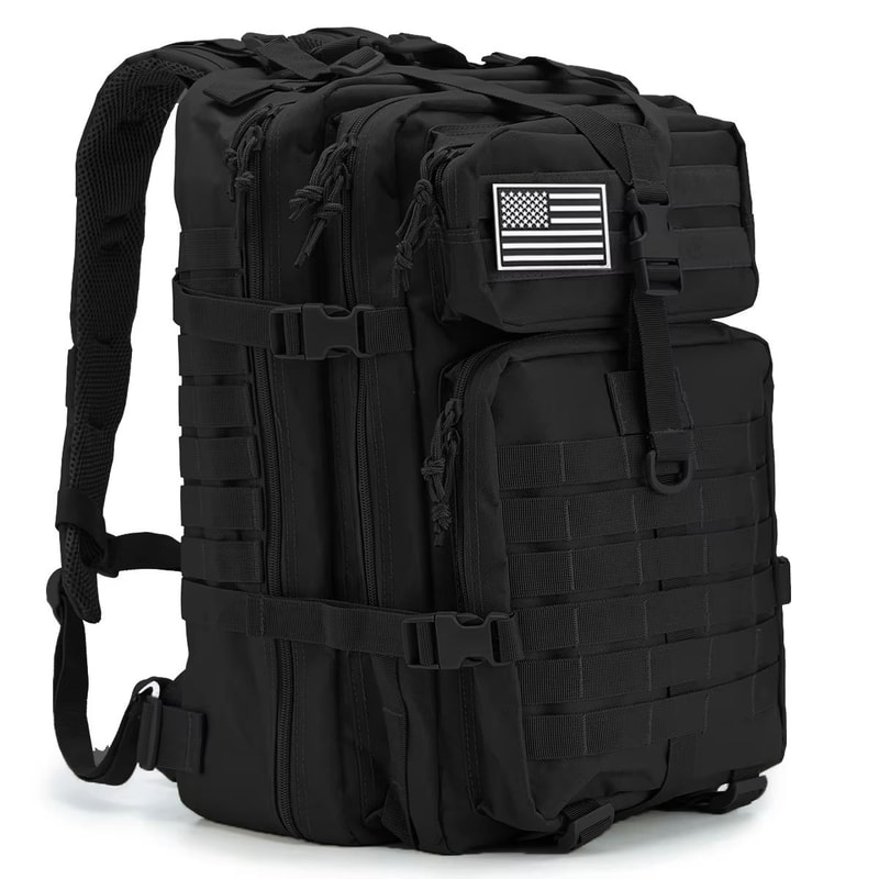 45L Tactical Outdoor Backpack With MOLLE EDC System For Travel Hiking Camping And School 6