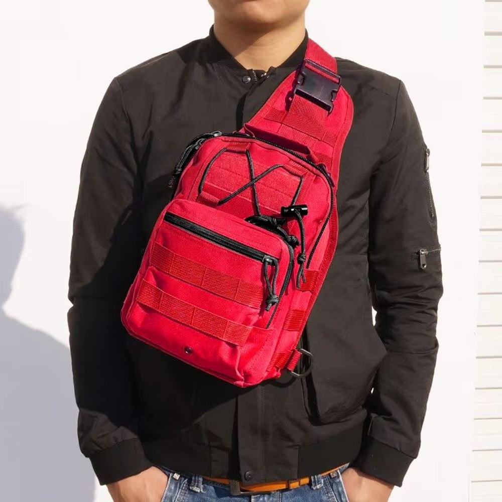 Tactical Chest Bag For Men Waterproof EDC Shoulder Sling Pack For Outdoor Hiking And Hunting 7