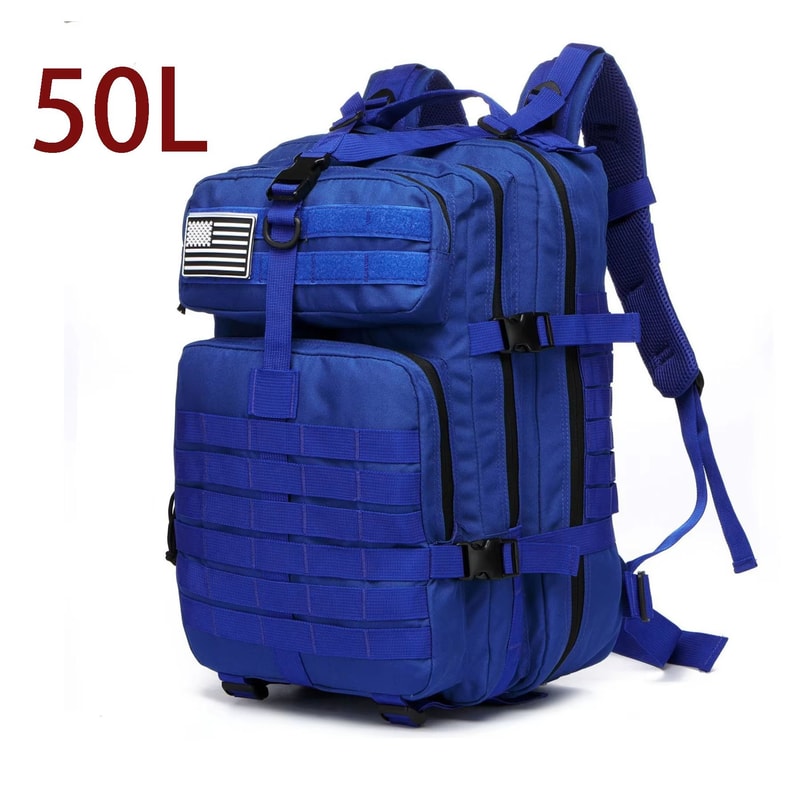 Tactical Waterproof Outdoor Backpack 25L And 50L Nylon Rucksack For Hiking Fishing Camping And Hunt 22