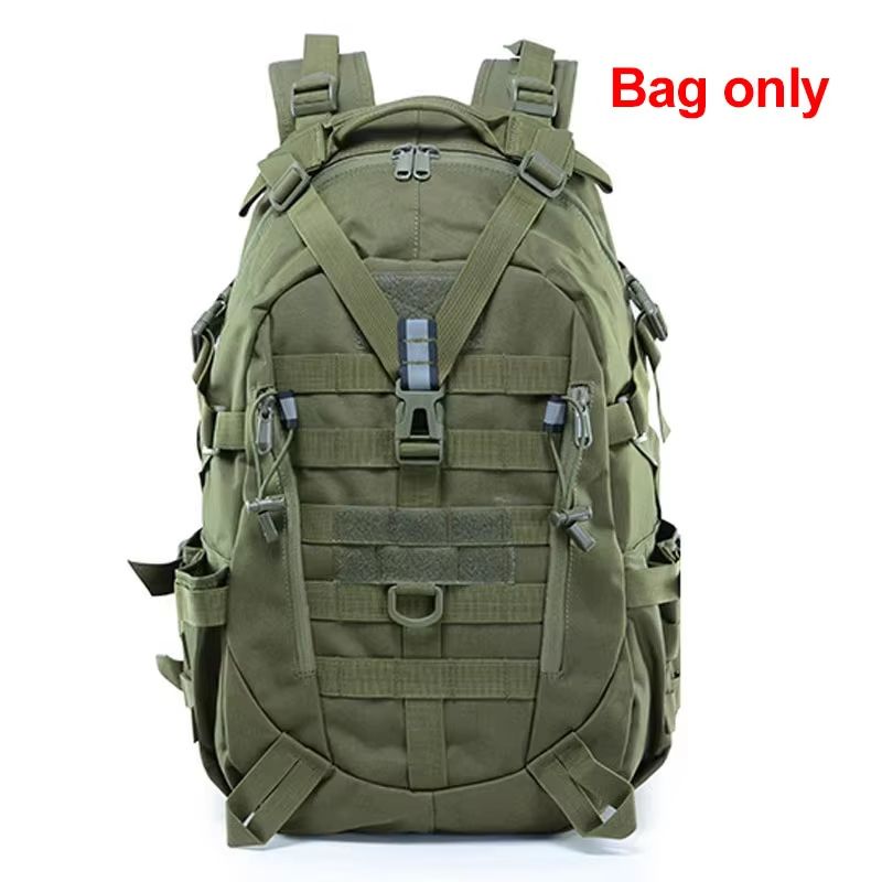 Reflective Tactical Backpack With MOLLE Outdoor Hiking Rucksack For Camping Travel Fishing And Lapt 11