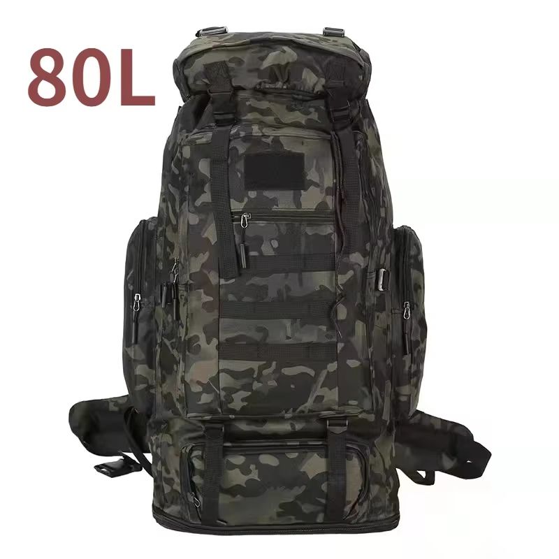 80L 100L Mountaineering Backpack Tactical Large Capacity Rucksack For Hiking Camping And Travel 10