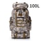 80L 100L Mountaineering Backpack Tactical Large Capacity Rucksack For Hiking Camping And Travel 13