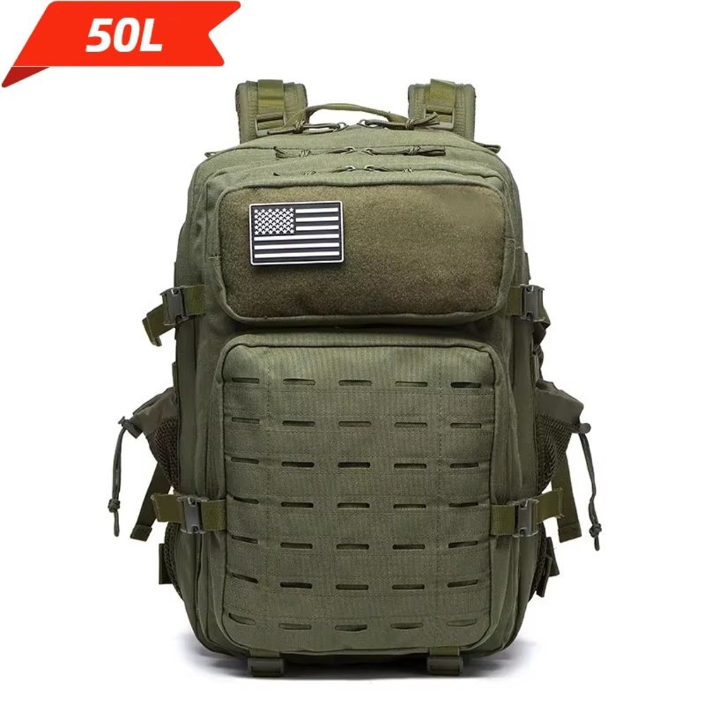 25L50L Tactical MOLLE Outdoor Backpack With Dual Bottle Holders 13