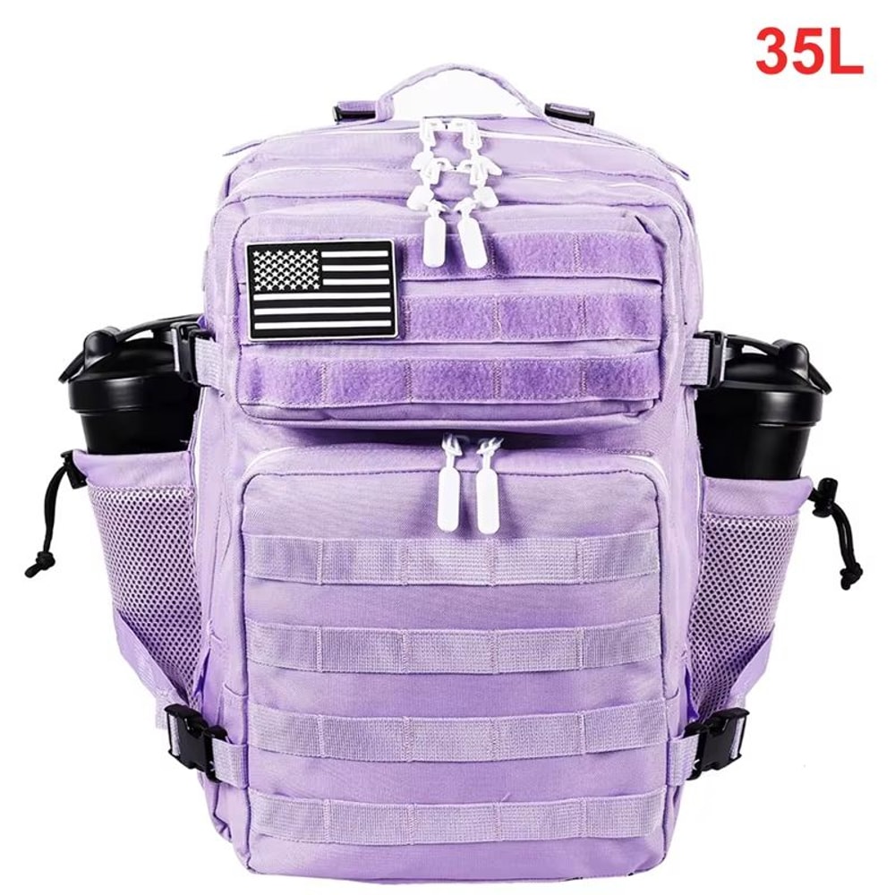 35L Tactical MOLLE Outdoor Backpack With Dual Cup Holders 12