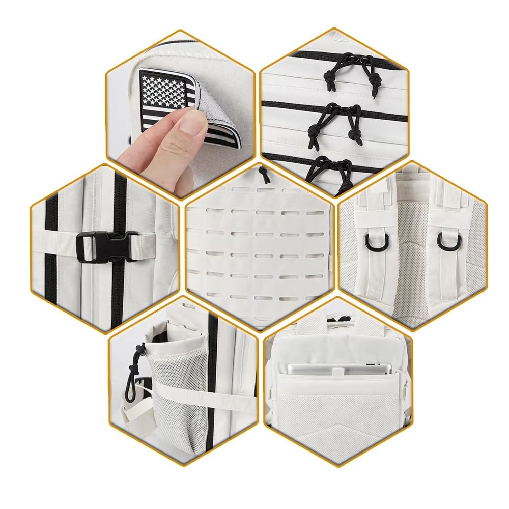 25L45L Tactical Outdoor Backpack With Bottle Holder 4