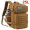 25L45L Tactical Outdoor Backpack With Bottle Holder 7