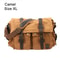 I AM LEGEND Canvas And Genuine Leather Mens Messenger Bag 17