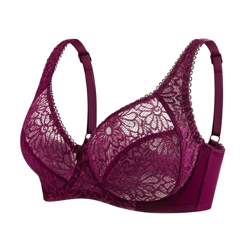 Lace Plus Size Underwire Bra For Women CF Cup 11